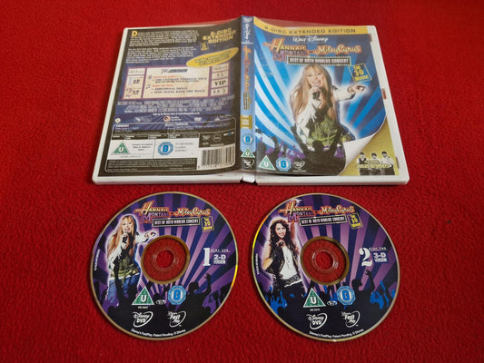 HANNAH MONTANA & MILEY CYRUS: BEST OF BOTH WORLDS CONCERT EXTENDED EDITION DVD