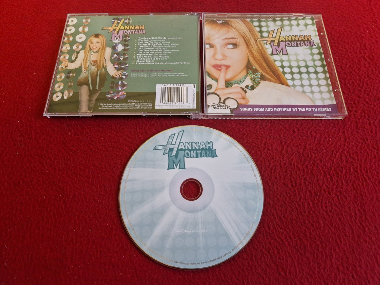 HANNAH MONTANA SONGS FROM AND INSPIRED BY THE HIT TV SERIES CD