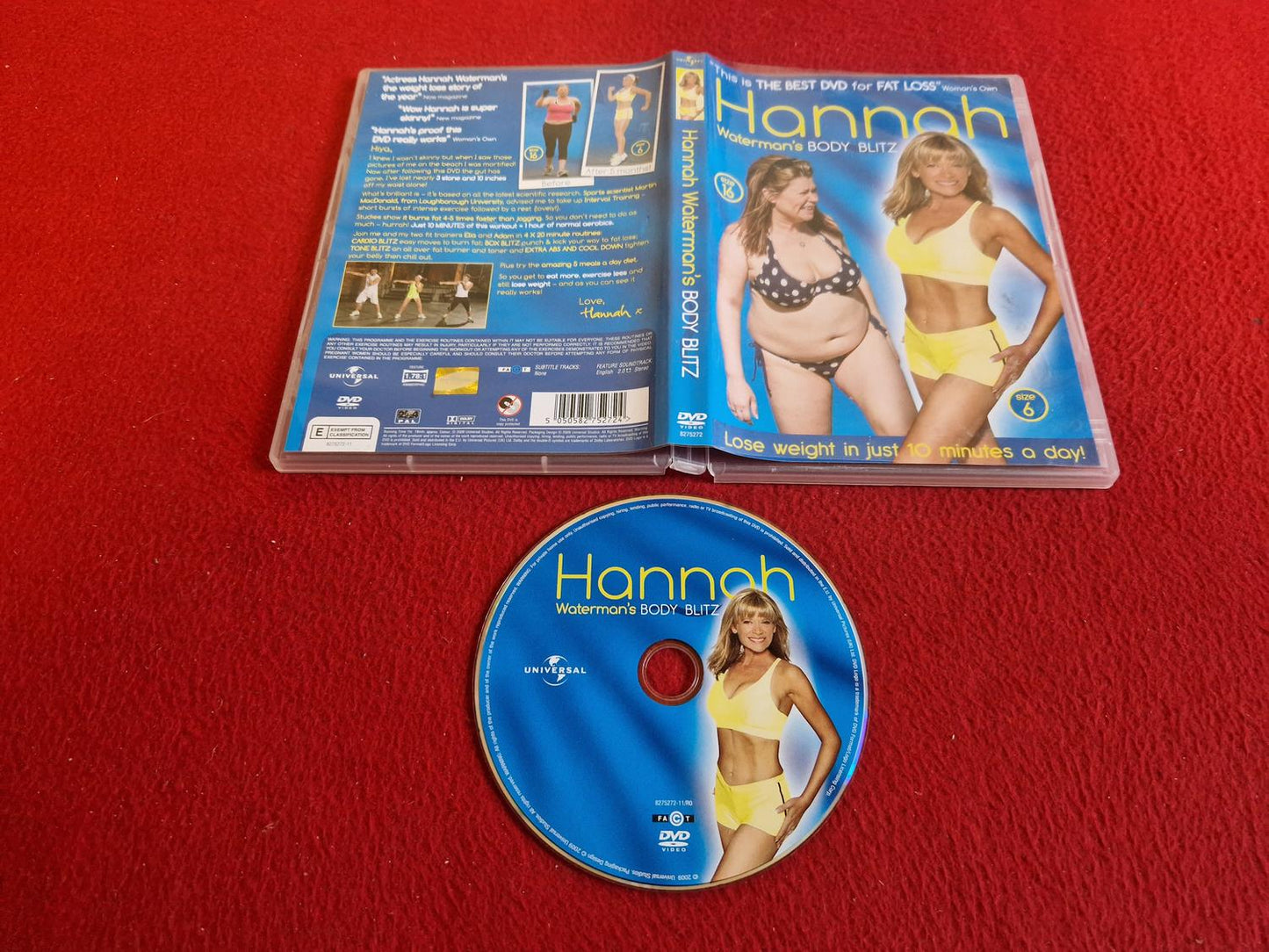 HANNAH WATERMAN'S BODY BLITZ DVD