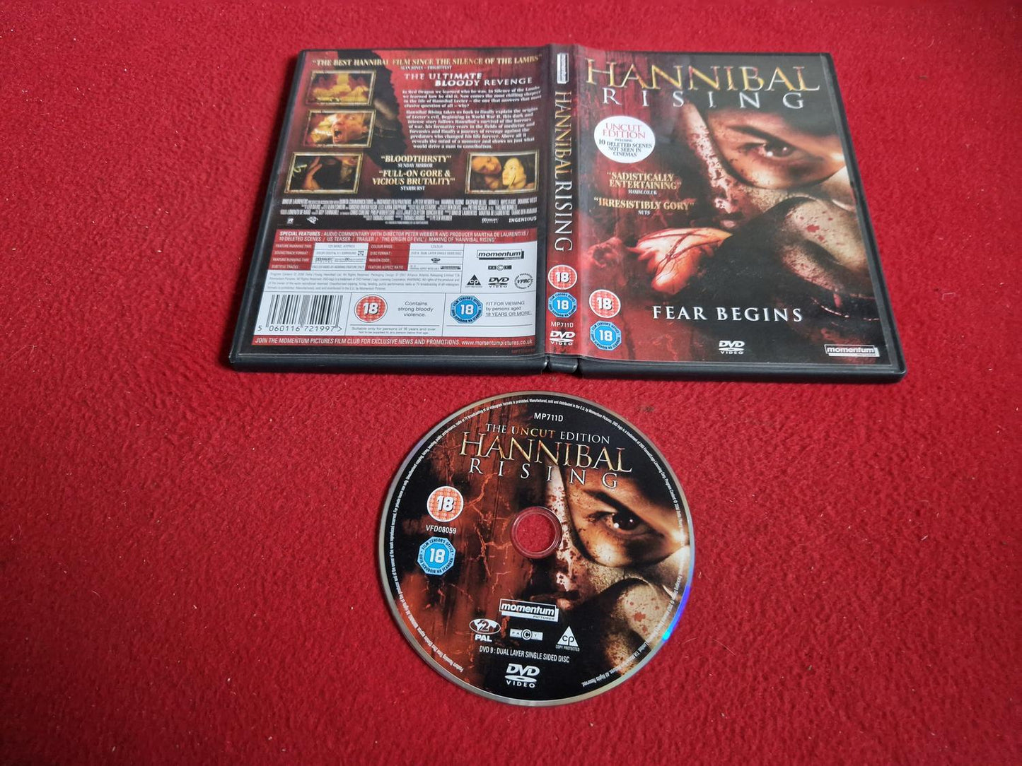 HANNIBAL RISING DVD