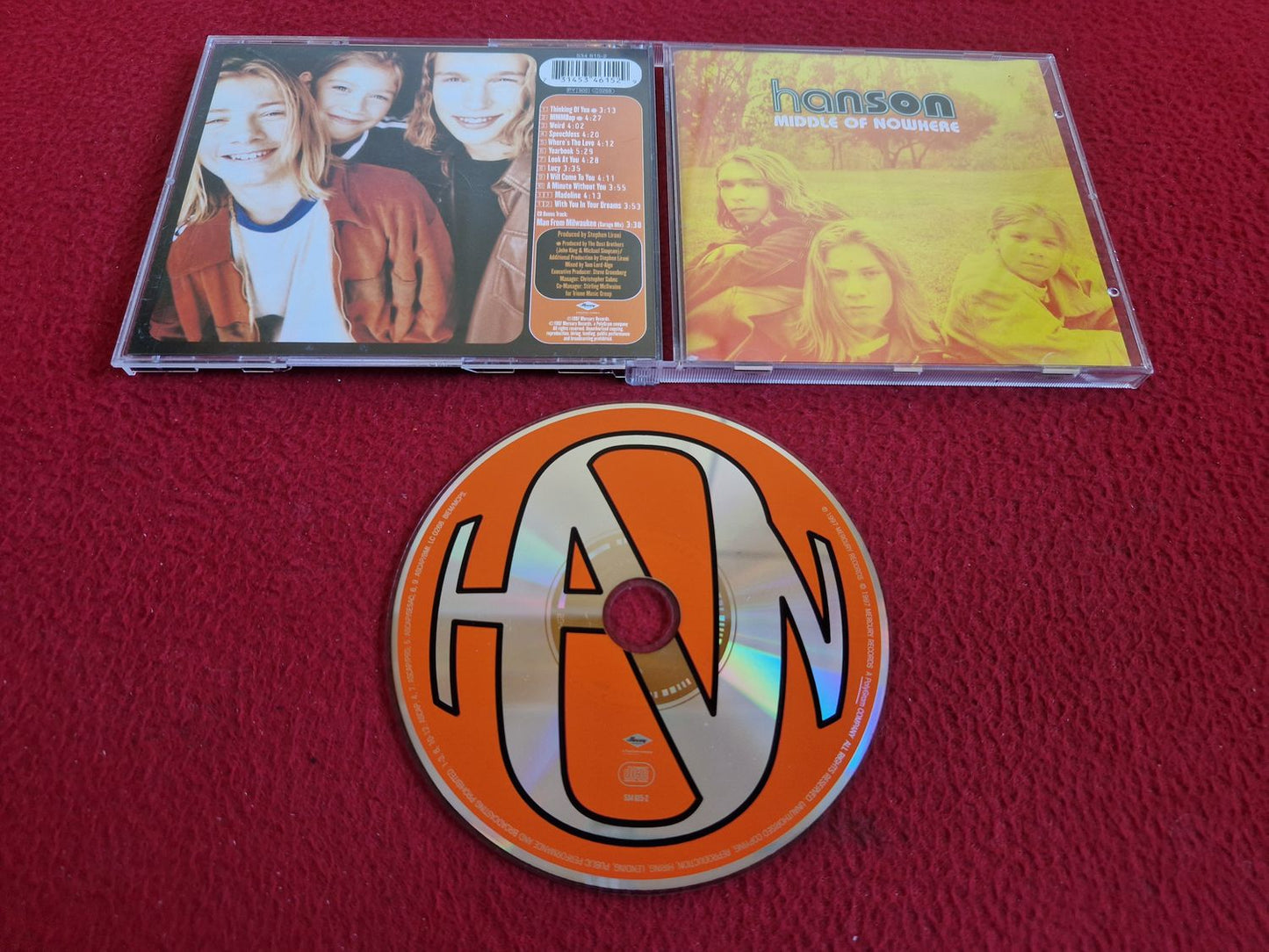 HANSON MIDDLE OF NOWHERE CD