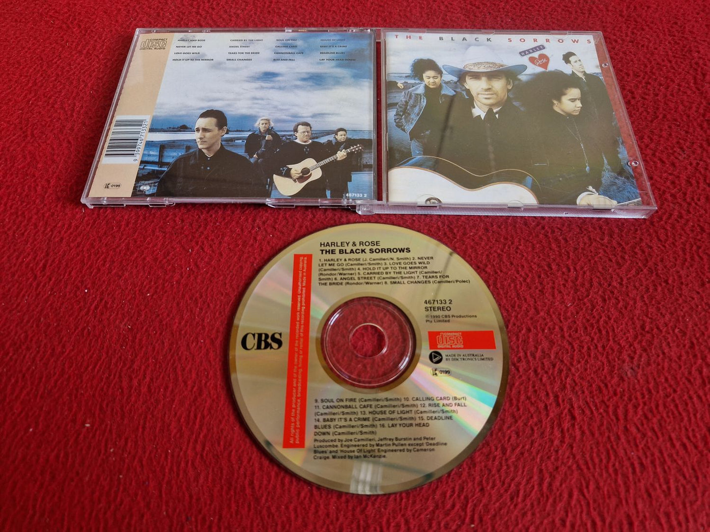 HARLEY & ROSE THE BLACK SORROWS CD