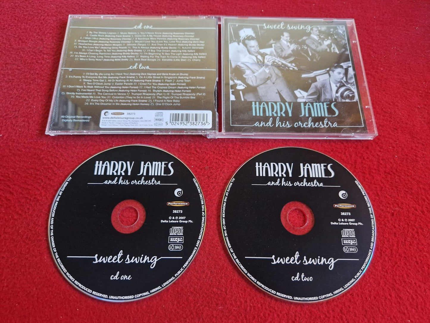 HARRY JAMES AND HIS ORCHESTRA SWEET SWING CD