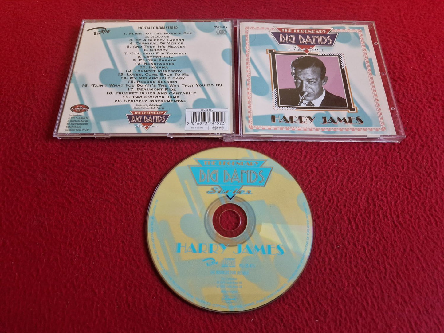 HARRY JAMES THE LEGENDARY BIG BANDS SERIES CD