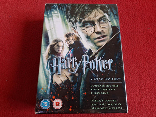 HARRY POTTER 7 MOVIES [ ENGELSK TEXT ] BOX DVD