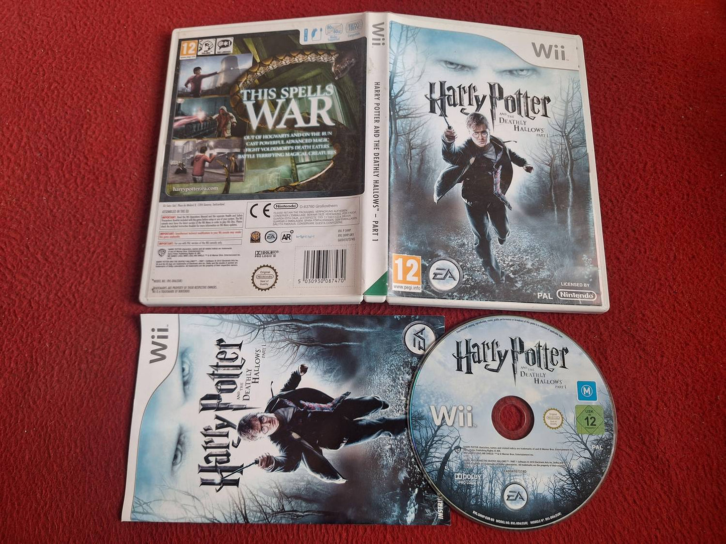 HARRY POTTER AND THE DEATHLY HALLOWS PART 1 till Nintendo Wii