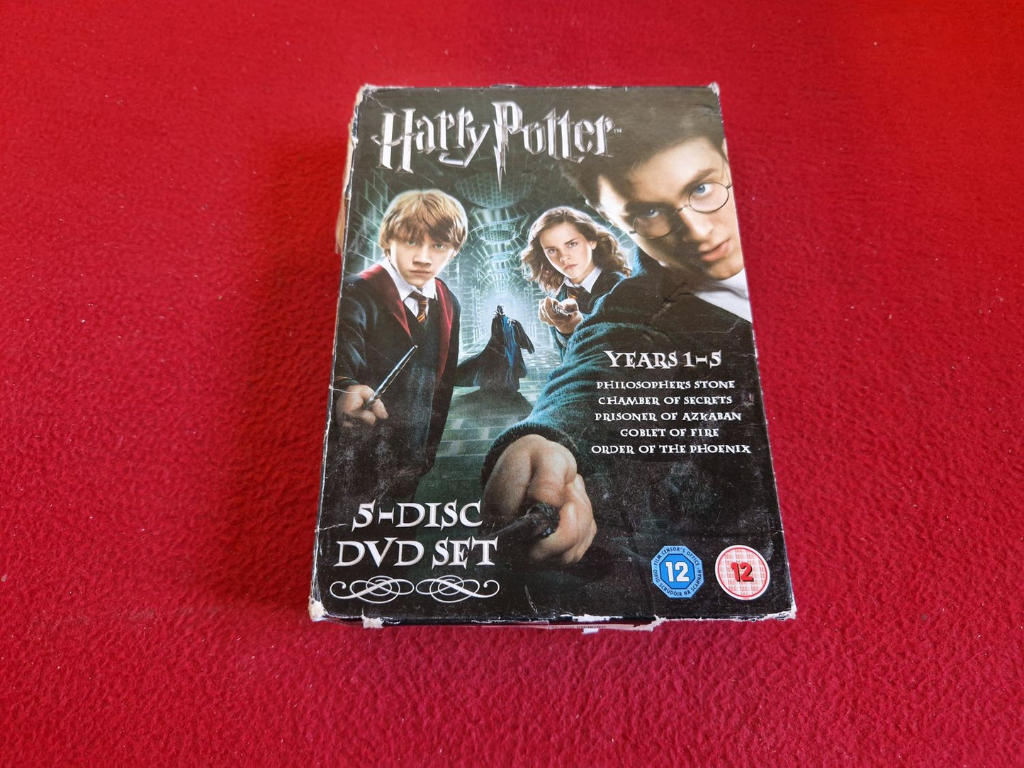 HARRY POTTER YEARS 1 - 5 BOX DVD