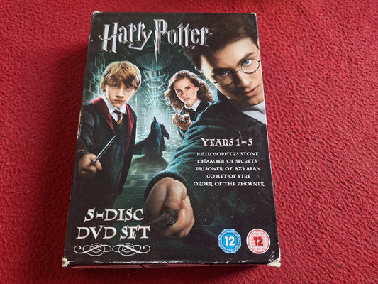 HARRY POTTER YEARS 1 - 5 BOX DVD