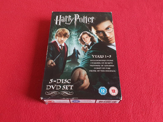 HARRY POTTER YEARS 1 - 5 BOX till DVD