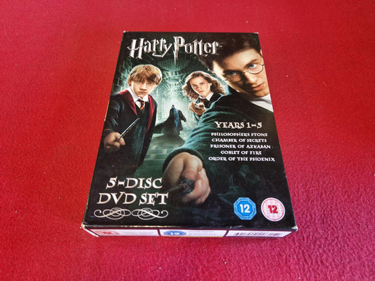 HARRY POTTER YEARS 1 - 5 BOX till DVD