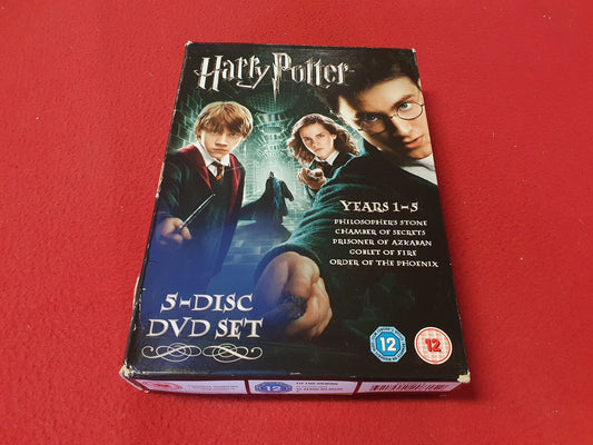 HARRY POTTER YEARS 1 - 5 BOX till DVD