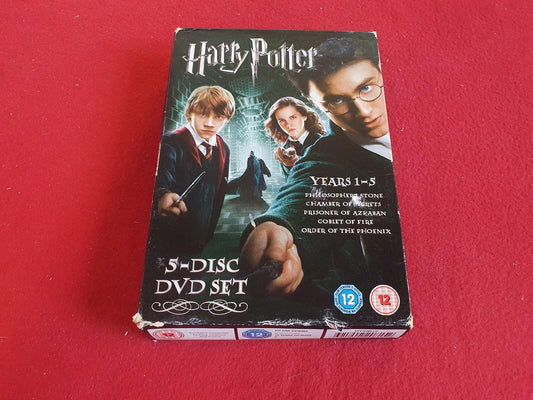 HARRY POTTER YEARS 1 - 5 BOX till DVD