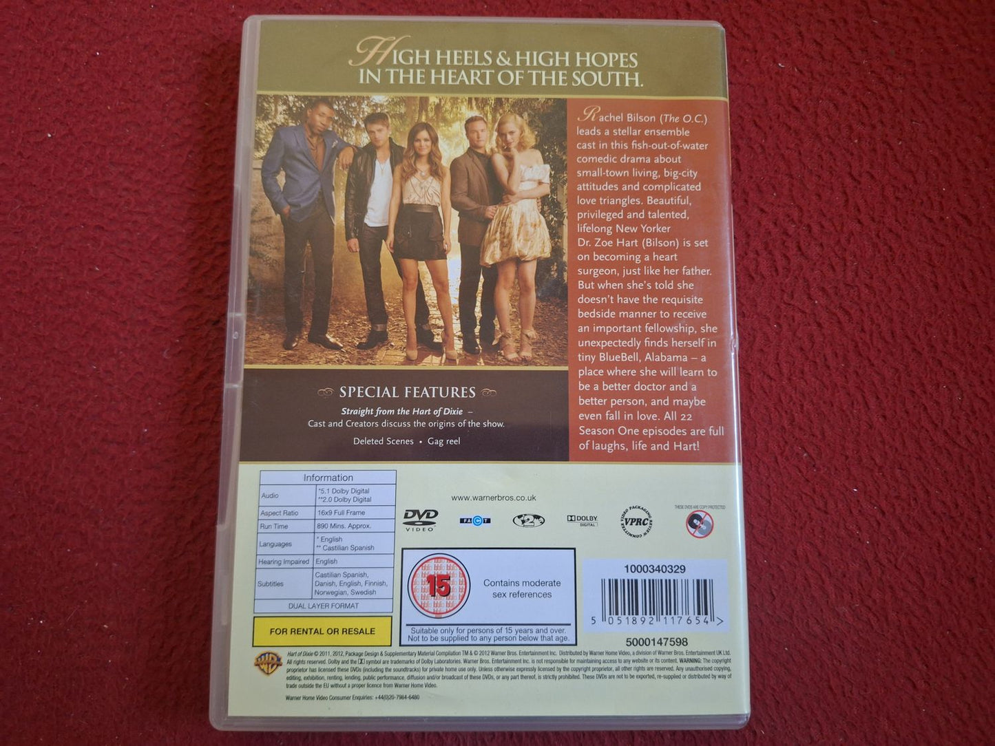 HART OF DIXIE SEASON 1 BOX DVD