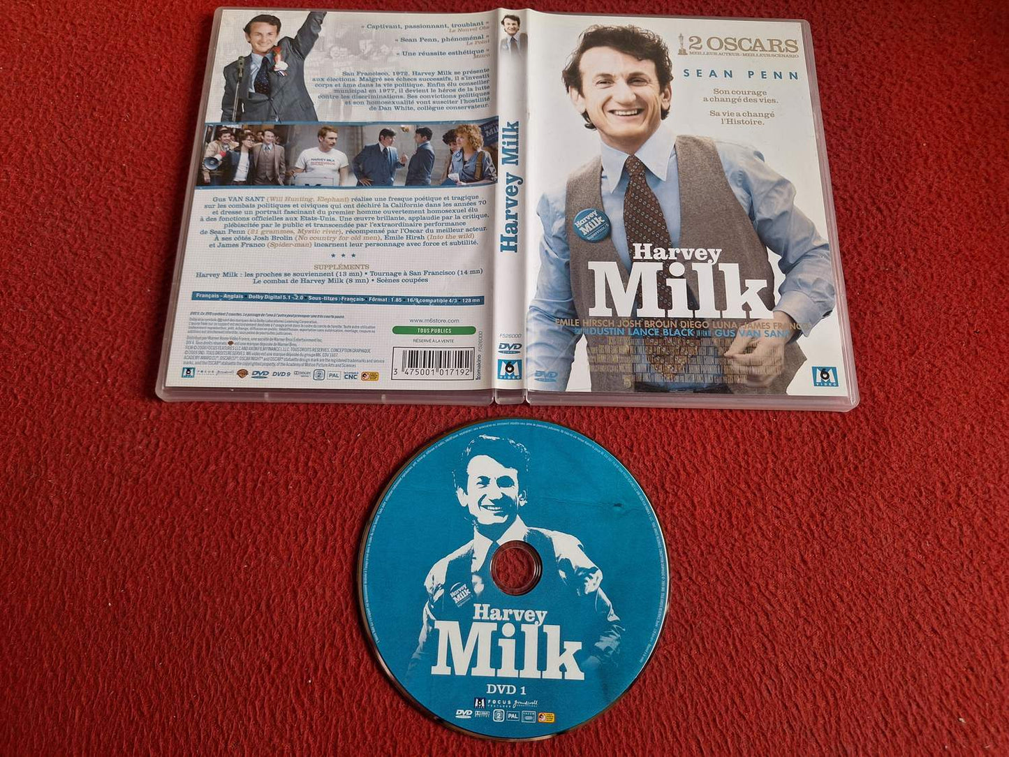 HARVEY MILK [ ENGELSKT TAL FRANSK TEXT ] DVD