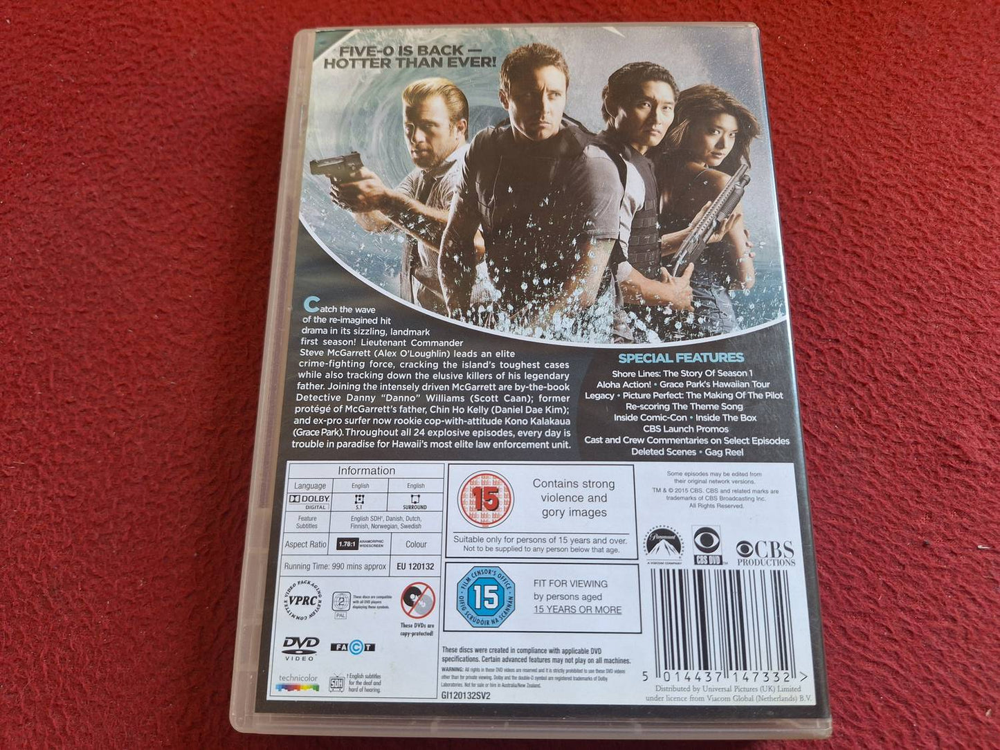 HAWAII FIVE-O SEASON 1 BOX DVD