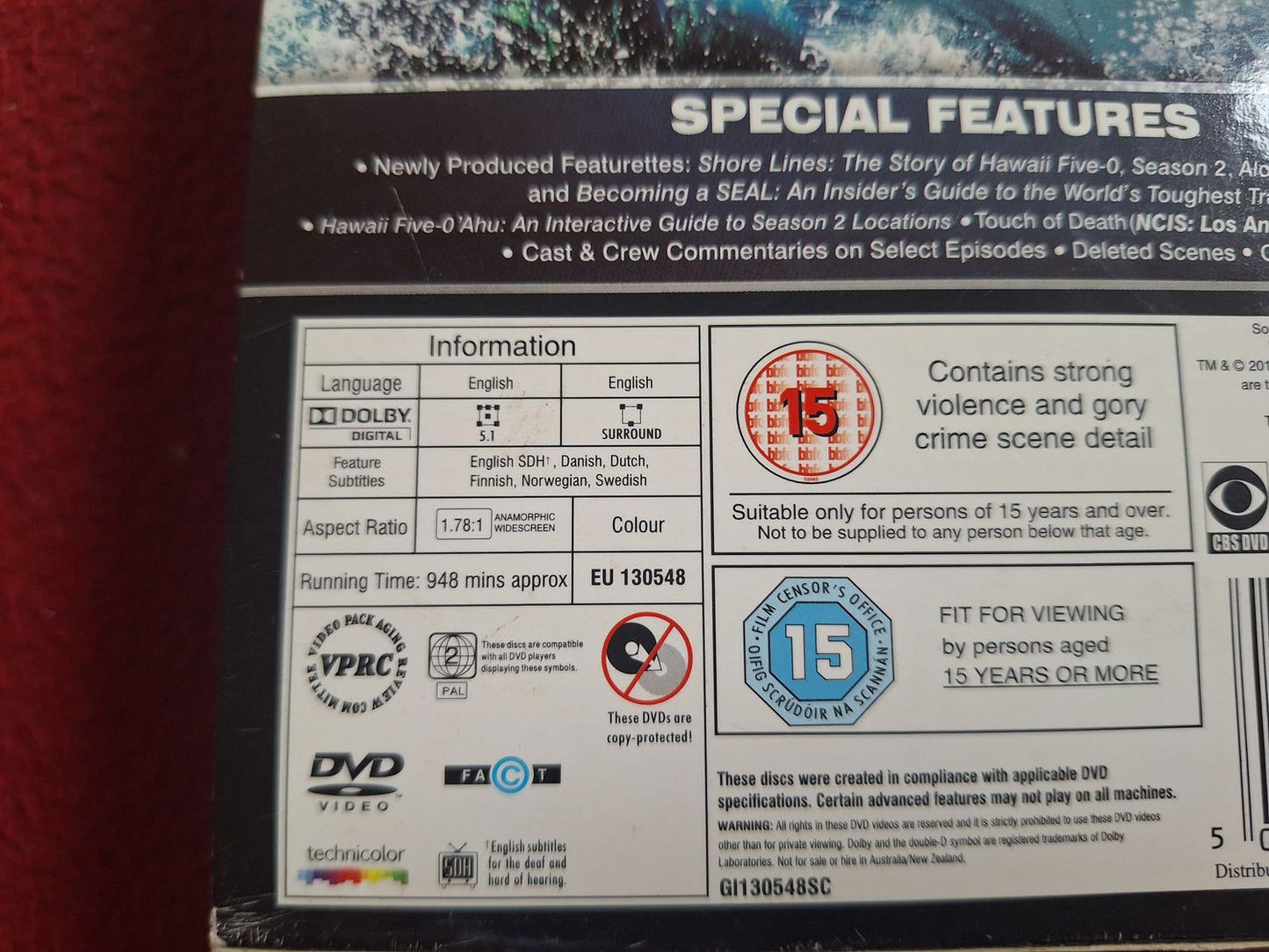 HAWAII FIVE-O SEASON 2 BOX DVD