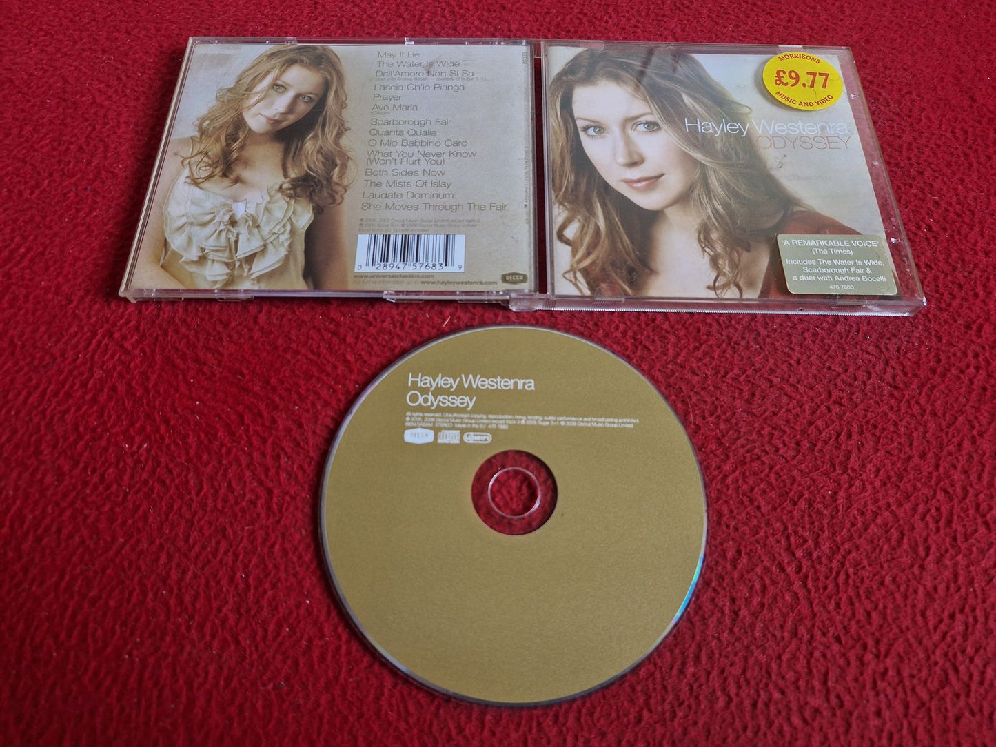 HAYLEY WESTENRA ODYSSEY CD