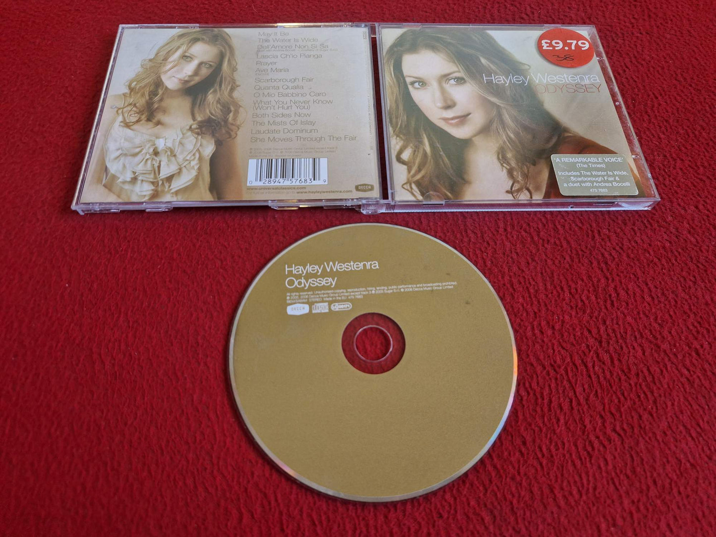 HAYLEY WESTENRA ODYSSEY CD