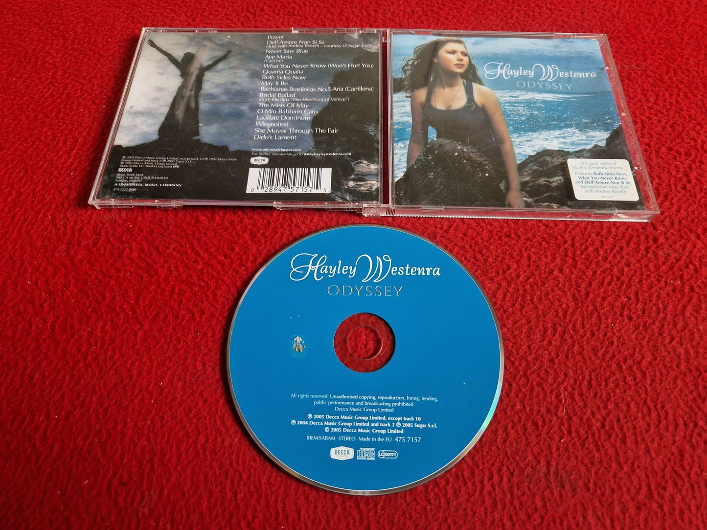HAYLEY WESTENRA ODYSSEY CD