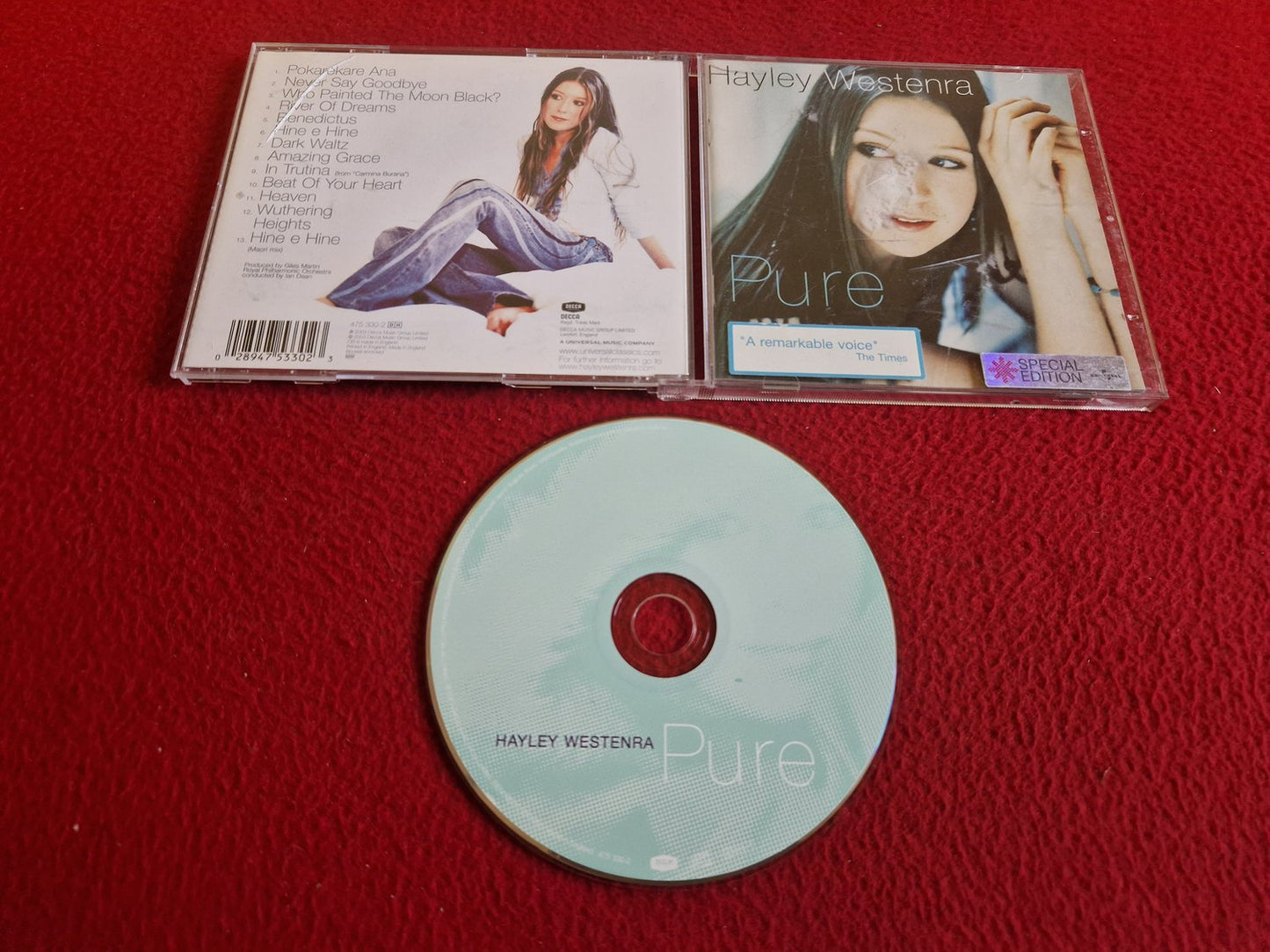 HAYLEY WESTENRA PURE SPECIAL EDITION CD