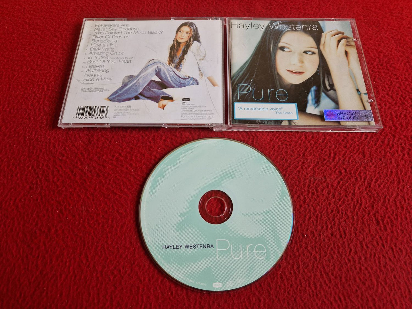 HAYLEY WESTENRA PURE SPECIAL EDITION CD