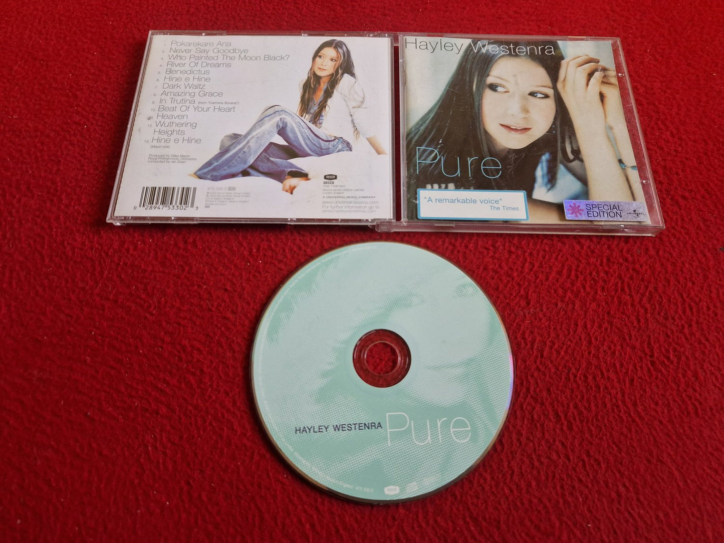 HAYLEY WESTENRA PURE SPECIAL EDITION CD