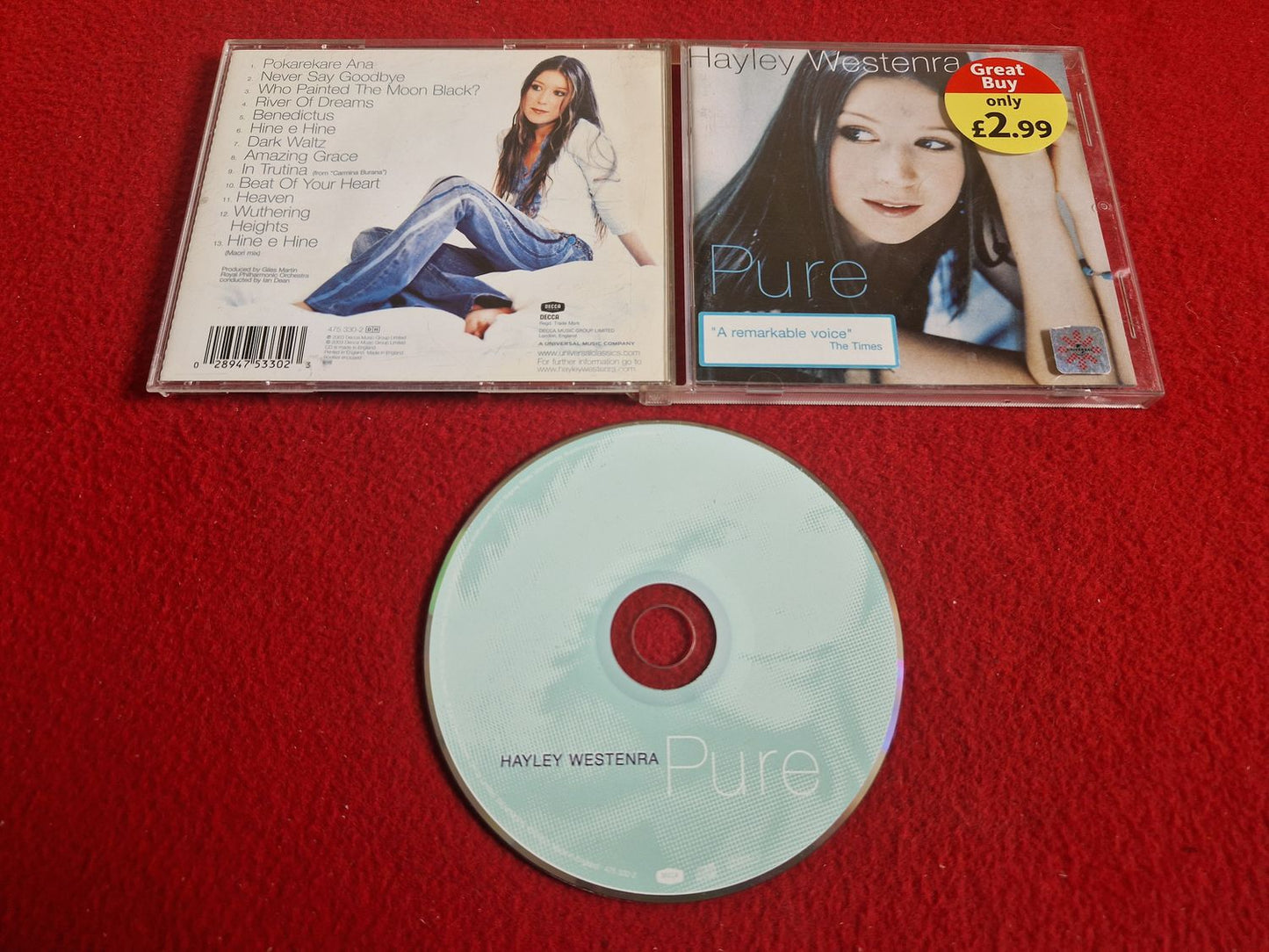 HAYLEY WESTENRA PURE till CD
