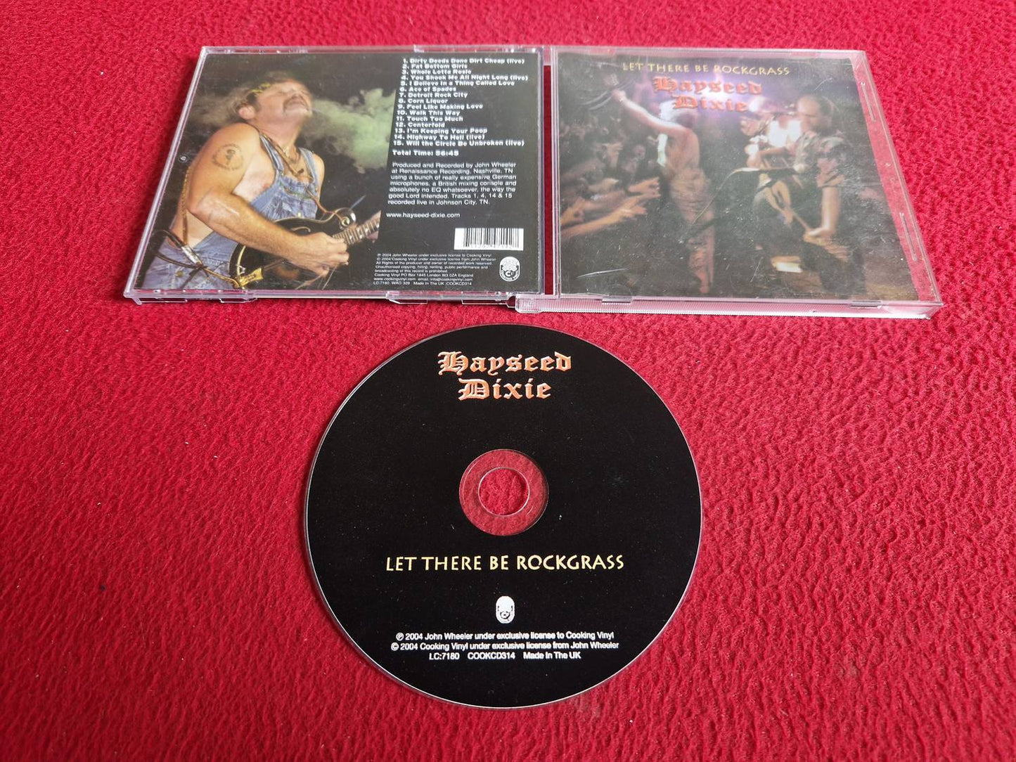 HAYSEED DIXIE LET THERE BE ROCKGRASS CD