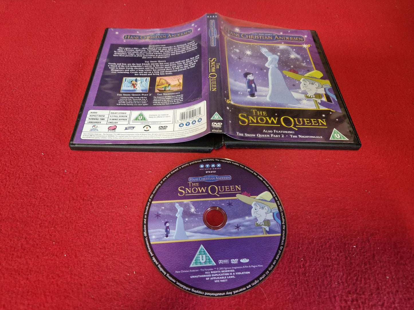 HC ANDERSEN THE SNOW QUEEN FEAT. SNOW QUEEN PT 2 / THE NIGHTINGALE till DVD