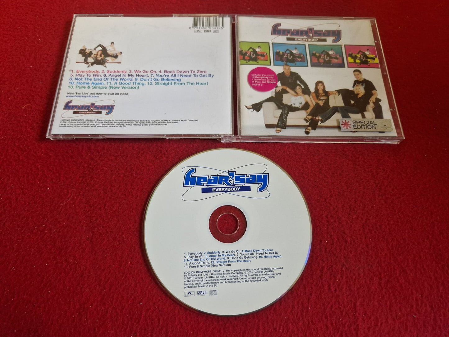 HEAR'SAY EVERYBODY till CD