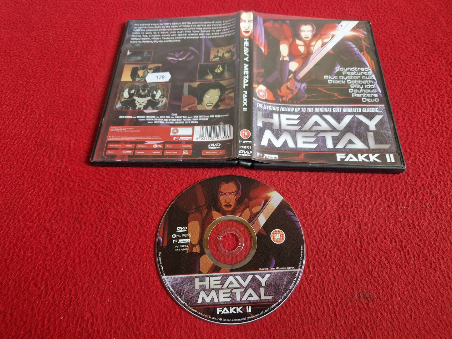 HEAVY METAL FAKK II DVD
