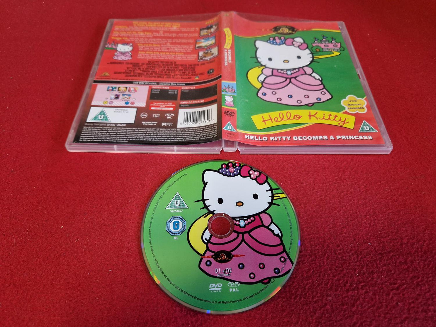 HELLO KITTY BECOMES A PRINCESS till DVD