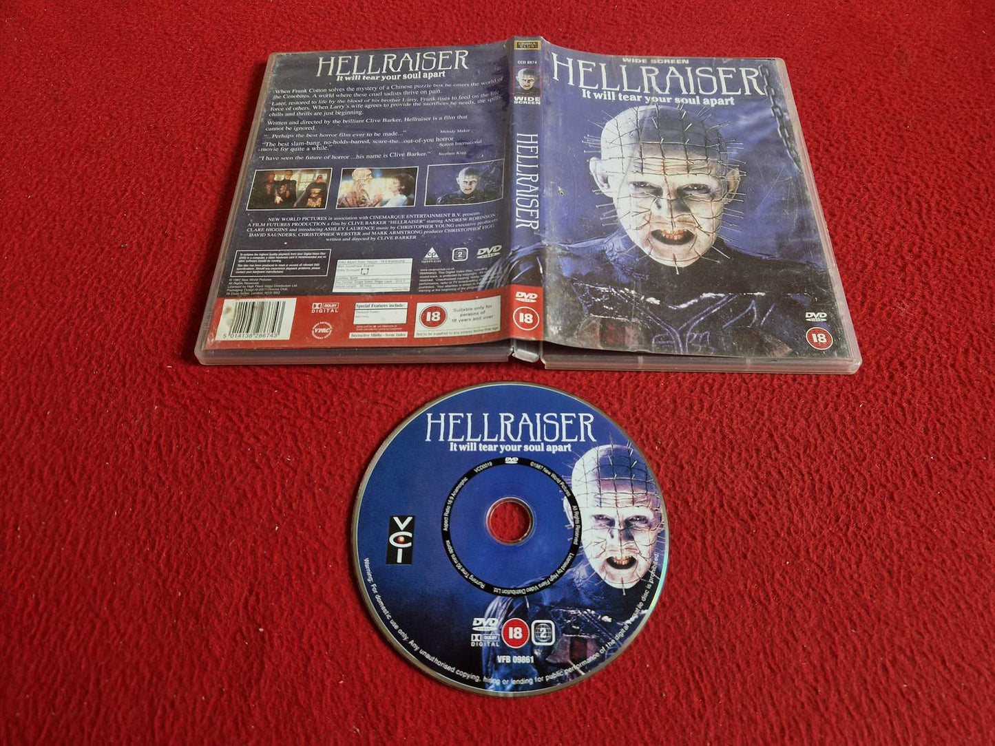 HELLRAISER DVD