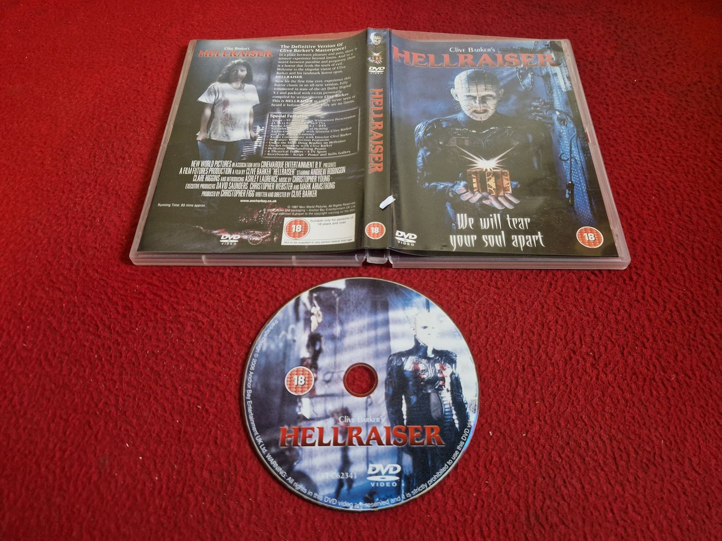 HELLRAISER DVD