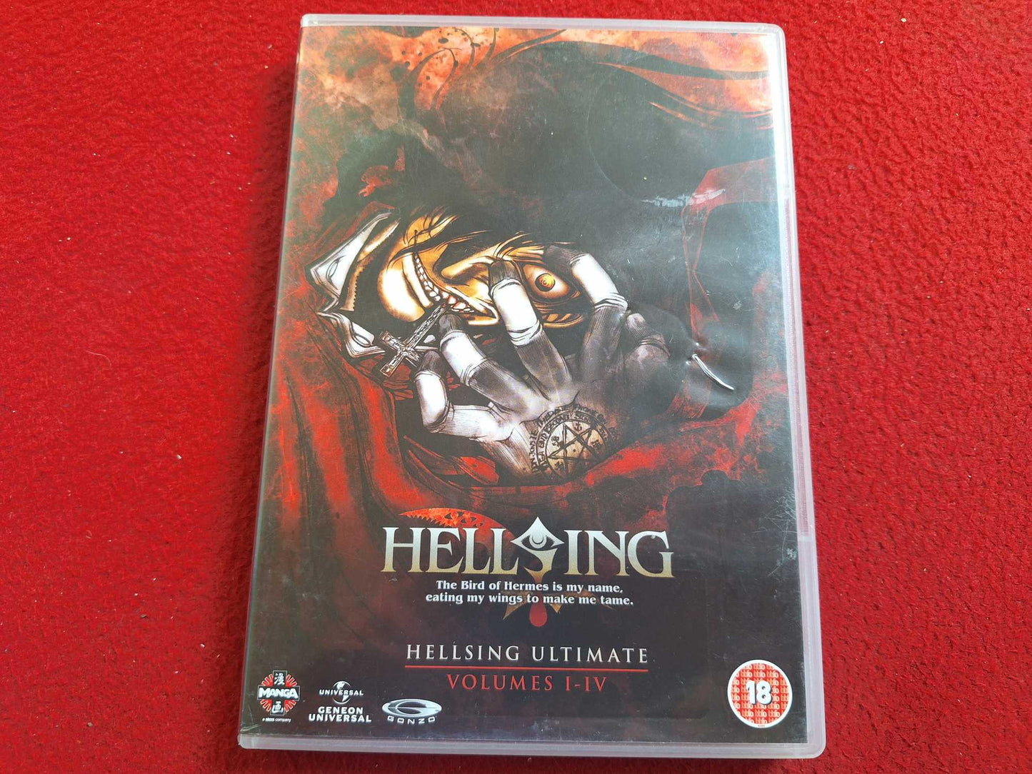 HELLSING ULTIMATE I - IV [ JAPANSKT/ENGELSKT TAL ENGELSK TEXT ] BOX DVD