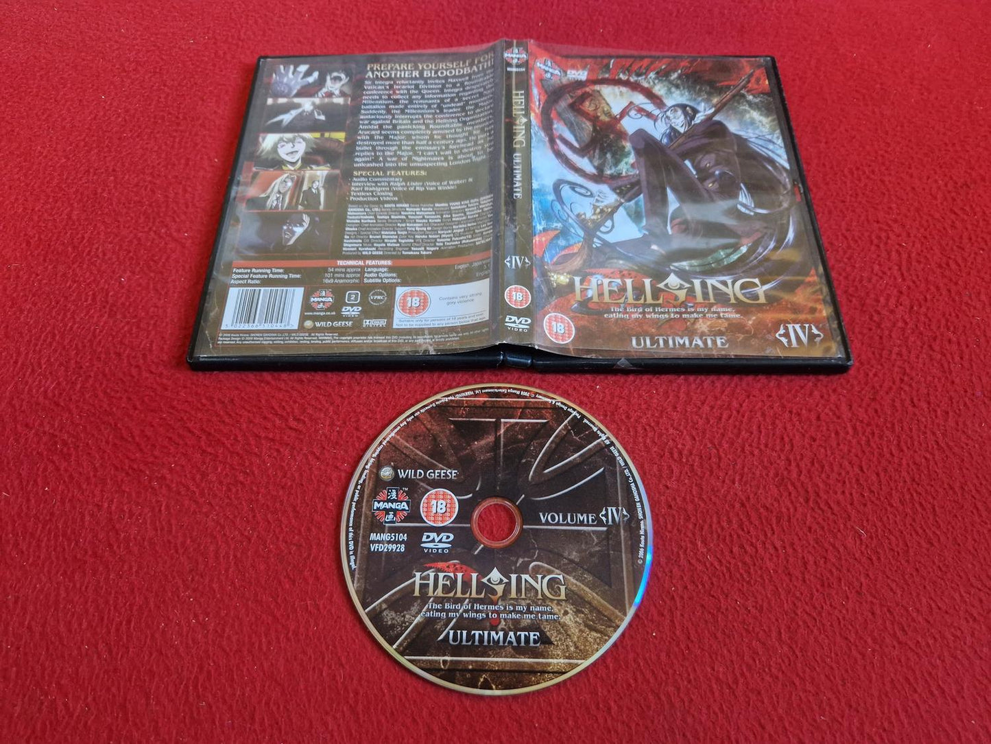HELLSING ULTIMATE IV DVD