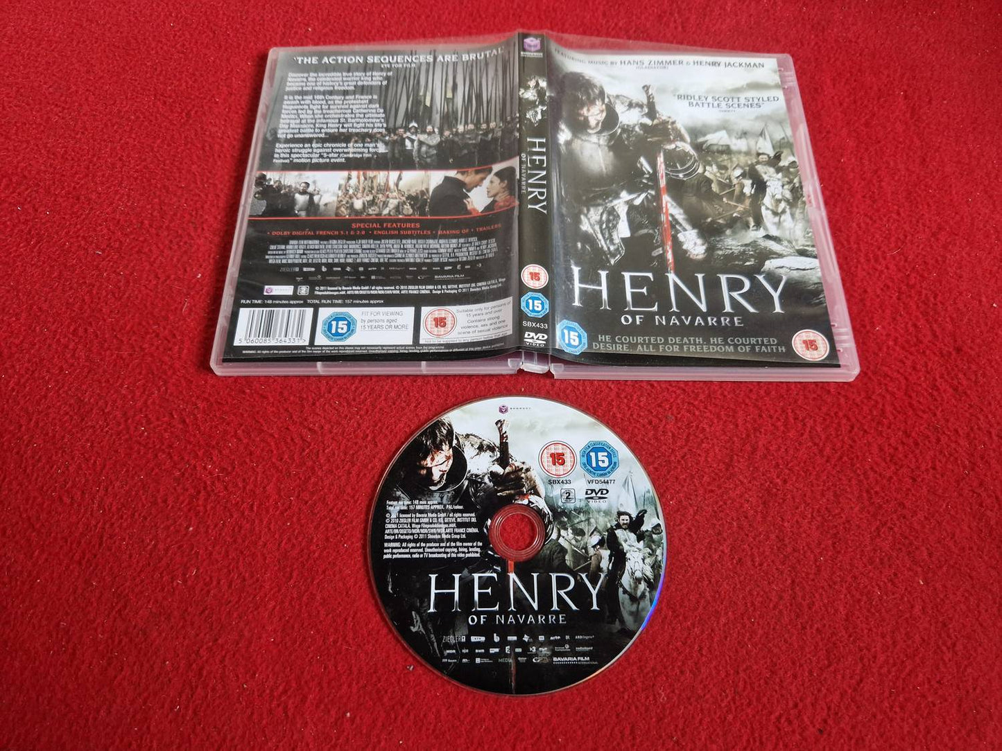HENRY OF NAVARRE DVD