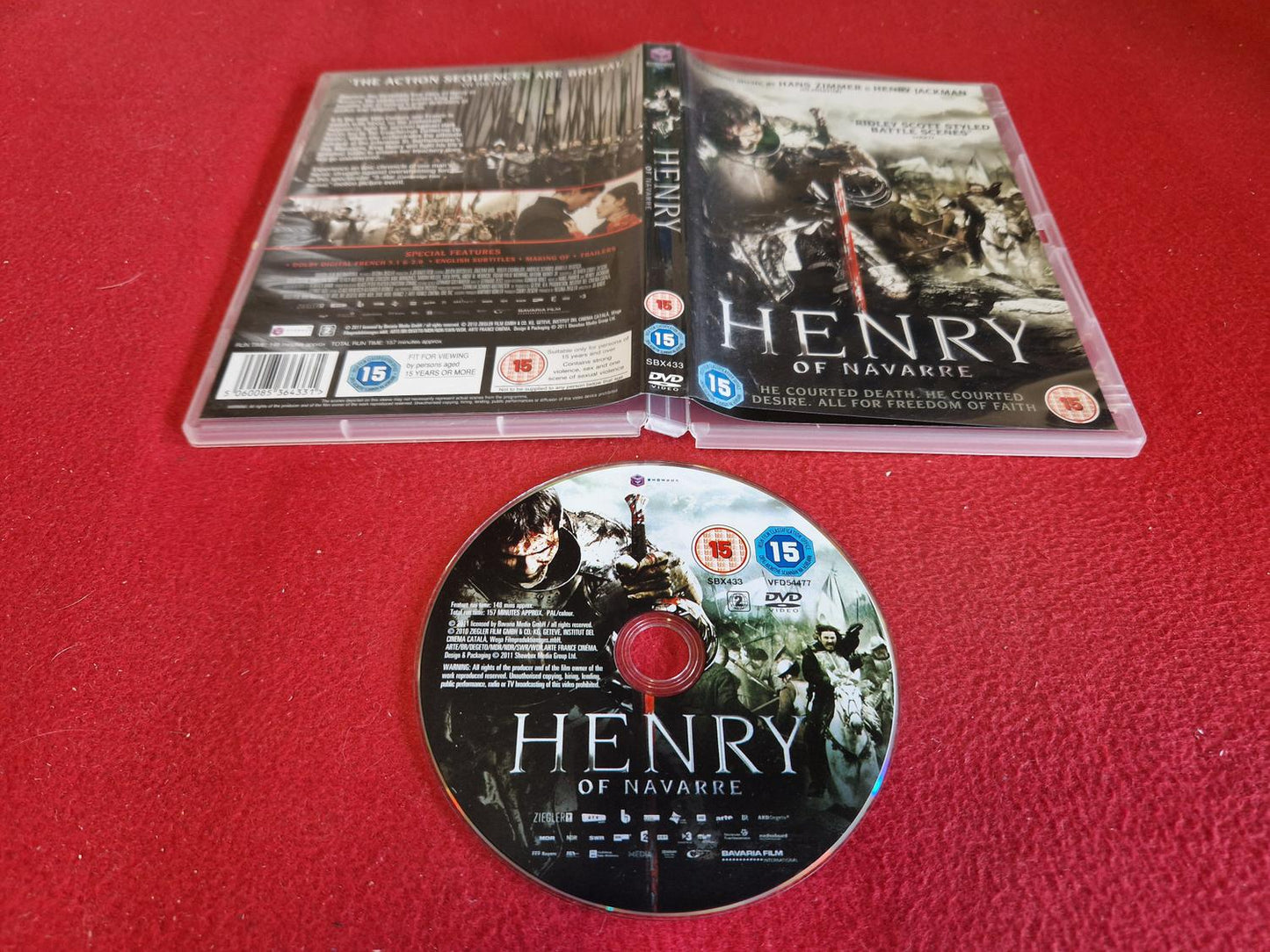 HENRY OF NAVARRE till DVD