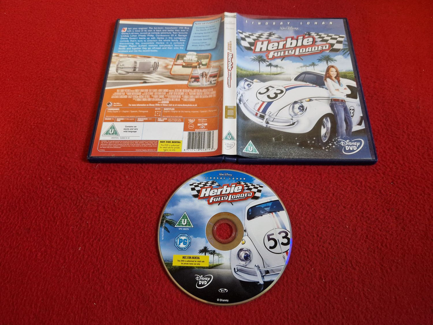 HERBIE FULLY LOADED DVD
