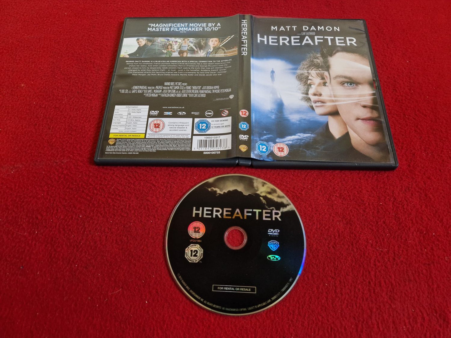 HEREAFTER DVD