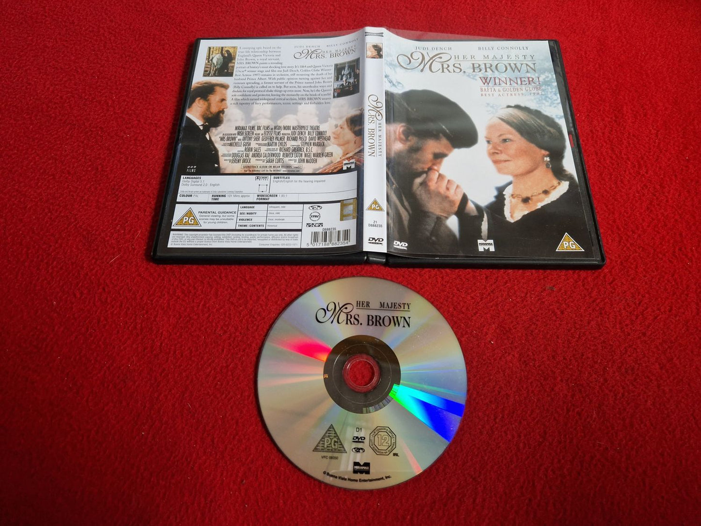 HER MAJESTY MRS BROWN DVD
