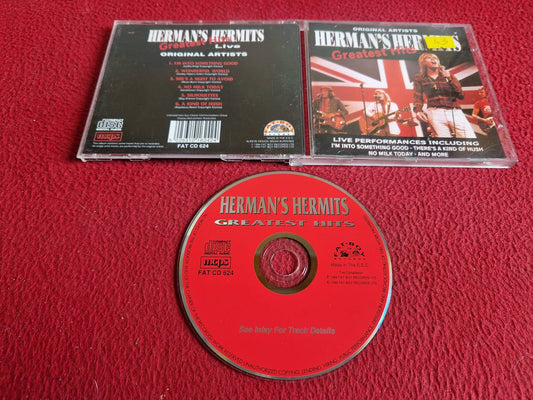 HERMAN'S HERMITS GREATEST HITS CD