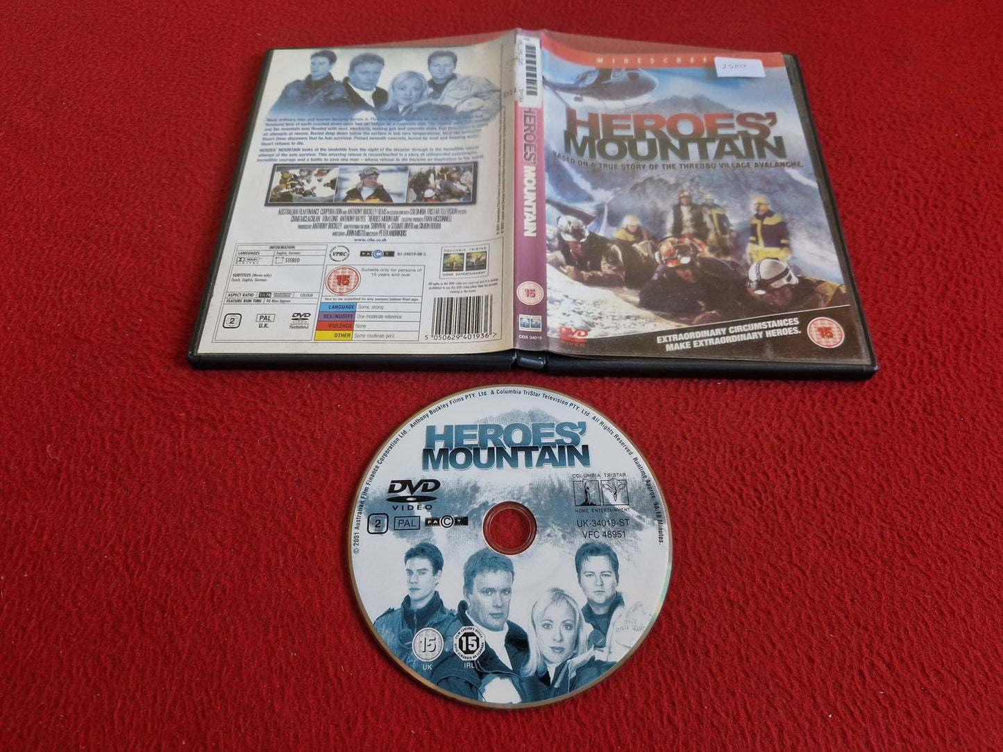 HEROE'S MOUNTAIN DVD