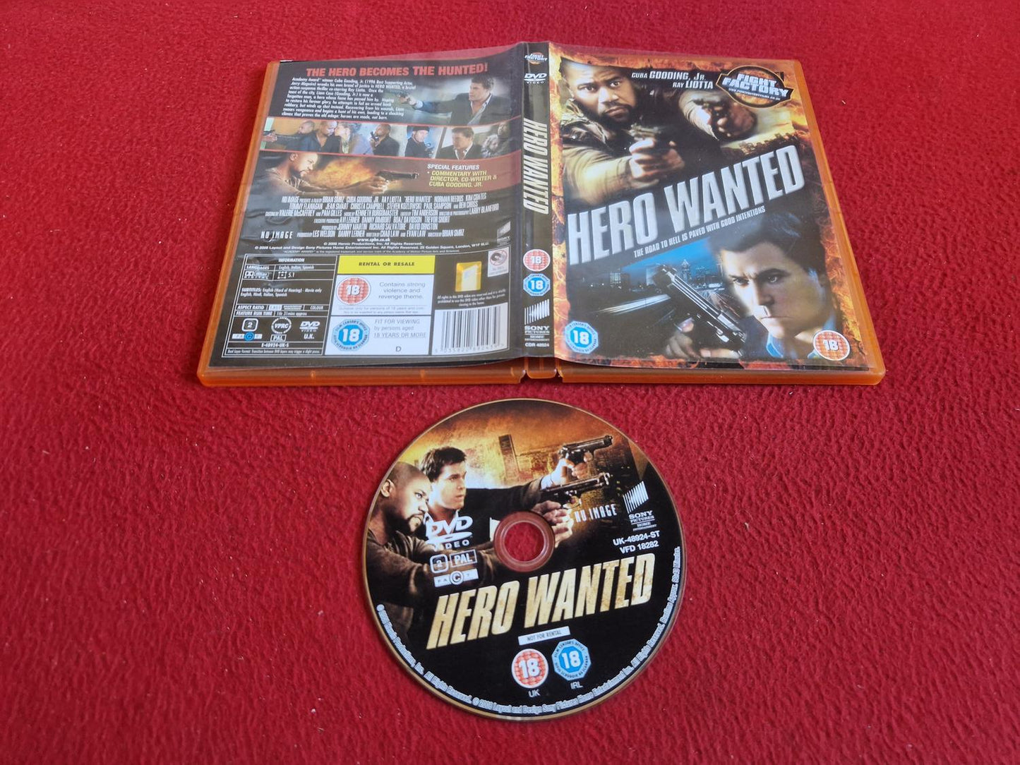 HERO WANTED DVD