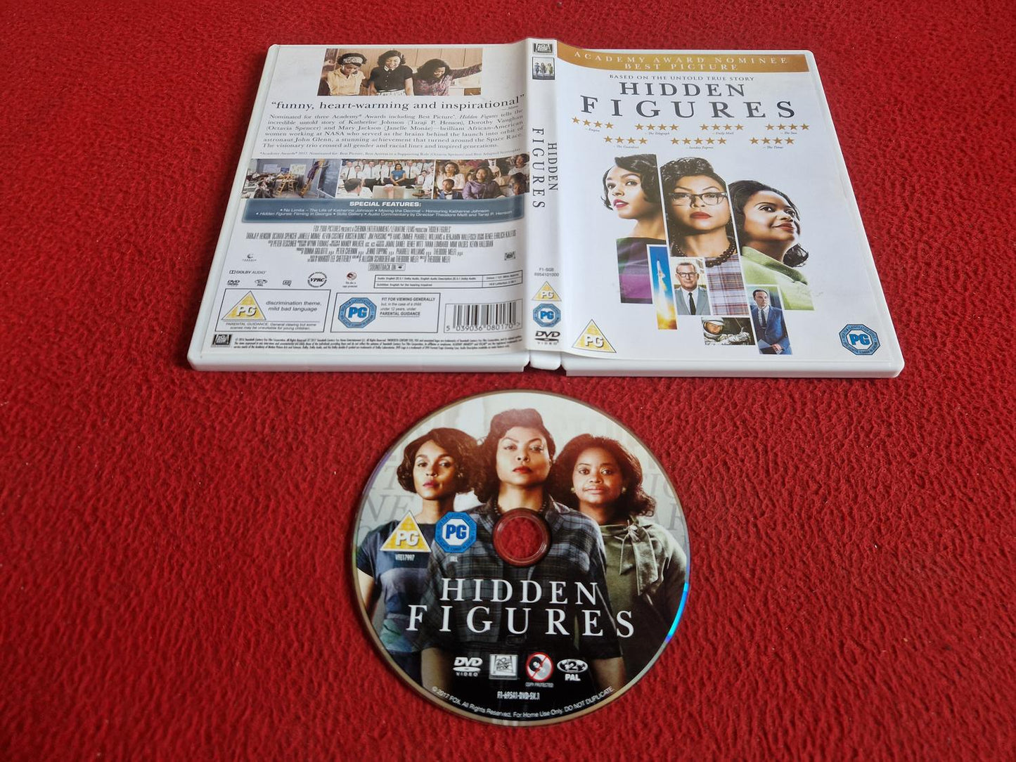HIDDEN FIGURES DVD