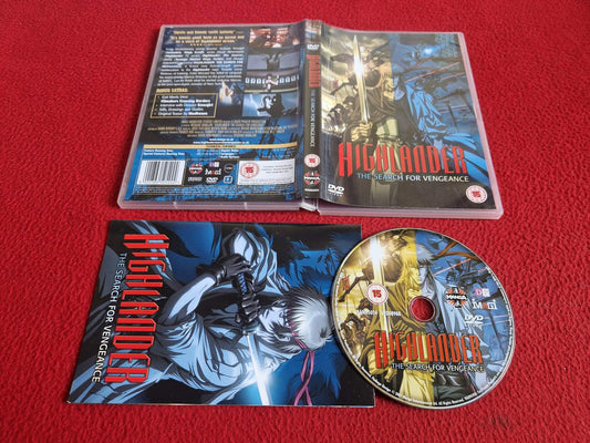 HIGHLANDER THE SEARCH FOR VENGEANCE DVD
