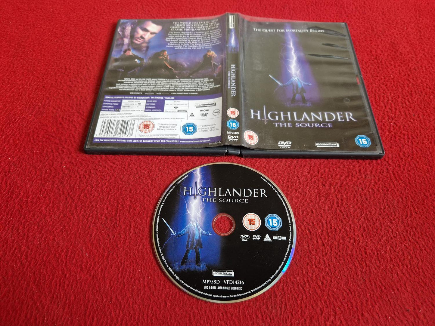 HIGHLANDER THE SOURCE DVD