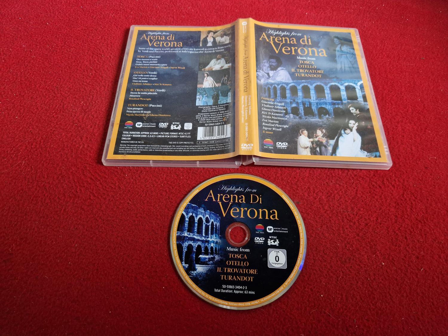 HIGHLIGHTS FROM ARENA DI VERONA DVD
