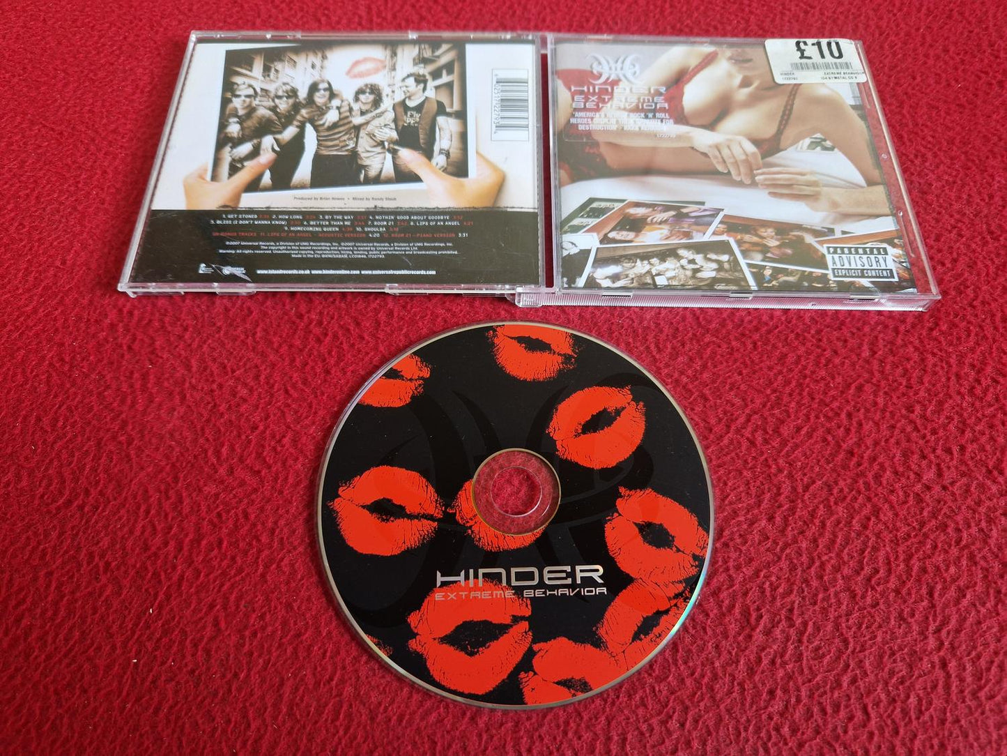 HINDER EXTREME BEHAVIOR CD