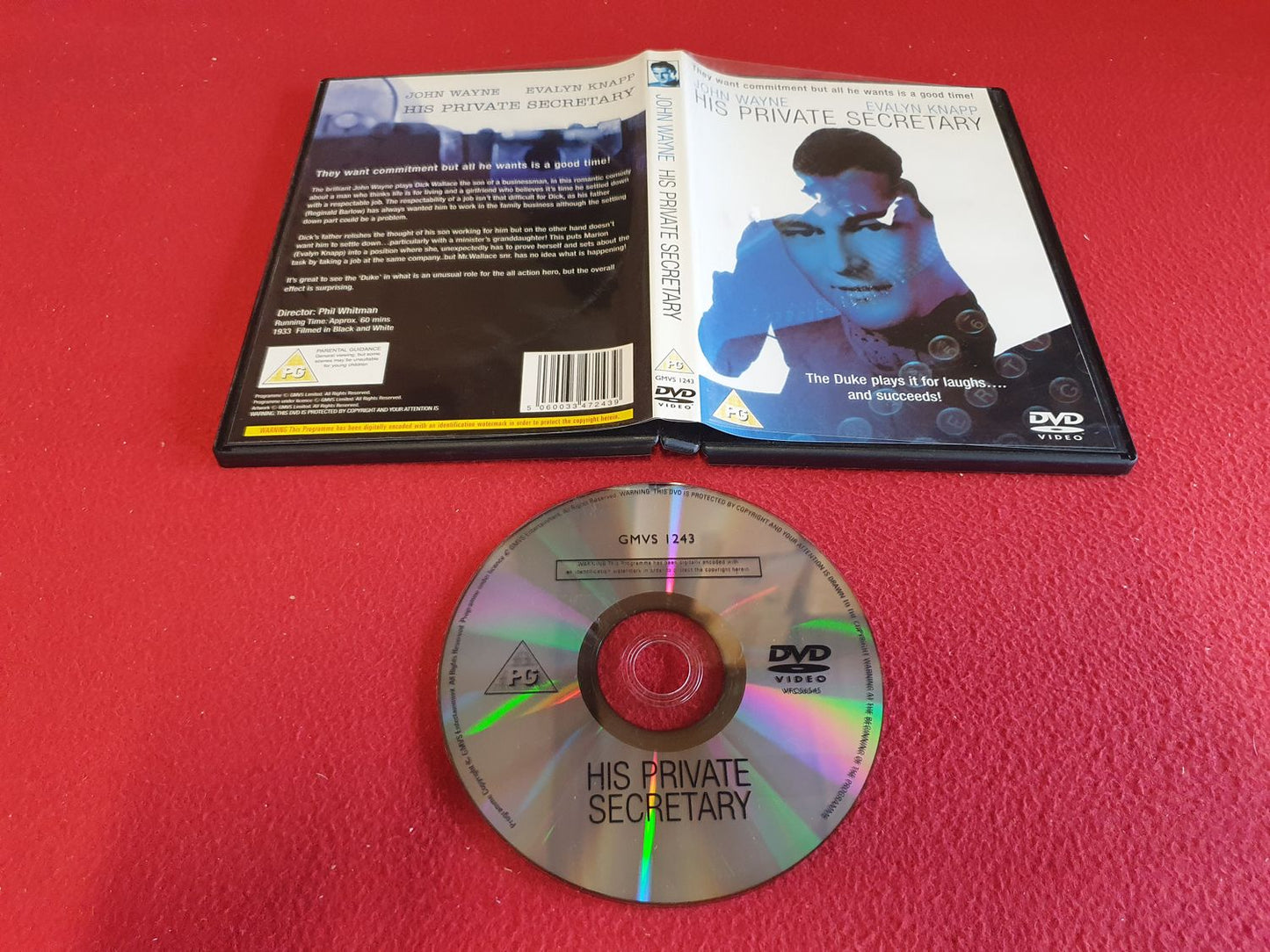 HIS PRIVATE SECRETARY [ JOHN WAYNE ] till DVD